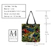 Evening Bags Large Capacity Bright Colors Pattern Handbag Cute Parrot Print Tote Bag For Women Personalized Female Shopping 2021293e