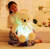 Commercio all'ingrosso 30 cm 50 cm LED Orso Peluche Peluche Acceso Giocattolo Incandescente Built-in Led Funzione di Luce Colorata Regalo di San Valentino Peluche