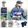 Anpassad UConn Huskies College Baseball Jersey 17 J. O. Christian 28 Andy Baylock Larry Panciera Moe Morhardt Bob Wedin Bill Stevens Joe Clement Eddie Jones