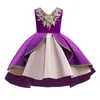 Abiti da ragazza Girls Dress Wedding Gown Kids for Elegant Birthday Party Formal Princess Children 2 3 10 Year224p
