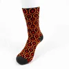 Klassischer Horror The Shining Overlook Hotel Teppich Retro Sechseck Muster Horrorfilm Gruselige gruselige Halloween-Geschenksocken