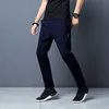 Spodnie męskie Joggers Fitness Casual Fleece Outdoor Splupki Oddychające Slim Elastyczność Spodnie Plus Rozmiar Mężczyźni Spodnie 211013