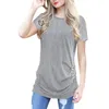 Maternity Nursing T-Shirt Breastfeeding Long Sleeve Tops Pregnant Tees Sweatshirt Women Clothes For Pregnancy Clothing 20220304 H1