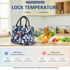 WinMax Brand Floral Print Portable Изоляционные Сумки для обеда Темальная Пища Свежий Сохраните Icepack Для Женщин Детские Вино Тот Кошельщик Сумка 211102