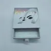 Brokat 3D norek rzęsy pudełko wstążka fałszywy rzęs pakiet obudowy marmurowe oczy projekt rzęsy pudełka