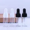 Mini 2ml 3ml 5ml Glass Dropper Bottles Liquid Reagent Pipette Container Eyedropper Aromatherapy Essential Oil bottle Clear