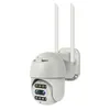 3MP IP-Kamera WIFI Dual-Kamera-Linsensystem PTZ Home Security Kamera 8X Zoom CCTV-Kameras P2P Speed Dome Auto Tracking