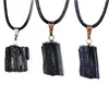 Nieregularny kamień naturalny Handmade Chain Naszyjniki dla kobiet Mężczyźni Decor Szczęście Biżuteria Moda Akcesoria