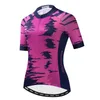 Racingjackor 2021 Cykeltröja Kvinnor Bike Road MTB Cykelskjorta Ropa Ciclismo Maillot Riding Top Mountain Clothing Pockets Summer