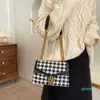 Designer- Chaîne à carreaux Petit sac carré Mode Sac personnalisé Sac à bandoulière pour femme 2021