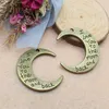 Charms voor sieraden maken ik hou van je tot de maan en rug antiek verzilverd hangers DIY armband ketting 30 * 26mm