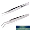 2 X Gemme per ciglia in acciaio inossidabile Pick Tools Pinzette cosmetiche Forniture per nail art Alta qualità Durevole Prezzo di fabbrica design esperto Qualità Ultimo stile Originale