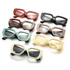 Lunettes de soleil Marque Prescription Lunettes de lecture Cadre surdimensionné carré ordinateur transparent femmes lunettes femme grand optique eyew276J