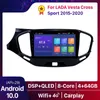 Car dvd Radio Multimedia Video Player GPS Navigation For LADA Vesta Cross Sport 2015-2020 Support Dsp Carplay QLED 4+64G 9 "