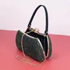 Pochette brillante en strass pour femmes, sac de soirée en diamant pour mariage, Banquet, dîner, sac à main pour dames