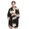 Sjaals dames luxe losse sjaalsjaal oversized bont wraps warme mode grote jas gebreide vest cloak capa con capucha winter8568776