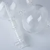 Clear Universal Gravity Water Vessel Narghilè Tubi di vetro Infinity Waterfall Bong 14mm Female Joint Recycler Oil Dab Rigs Fumo con diffusore Downstem Bowl