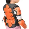 Motorcykel Armor Ungdom Barn Motocross Body Safety Protective Gear Vest ATV Dirt Bike Suit Bröst Spine Knee Elbow Guard Sport Equipment