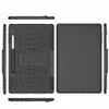 För Samsung Galaxy Tab S7 Plus Case 12.4 tum T970 T975 TPU + PC-däckmönstrade stötskyddade rustningskåp tablettfall