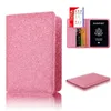 Party Favor Anti-Magnetic Passport Holder Anti-Scanning Personliga Namn Lyxiga kvinnor Travel Ticket Cas Utsökt Present