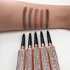 Eyebrow Enhancers Makeup Tool Double-headed Eyebrows Pencil Long-lasting Custom Private Label Cosmetic Tools 5-Color Pencils