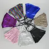 Sequin gezichtsmasker glanzende bling herbruikbare maskerade partij decoratie katoenen doek pailletten maskers vrouwen meisjes volwassen stof beschermende JY0248