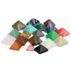 Natural Crystal Stone Party Favor Pyramid Chakra Stones Spiritual Carving Square Gem Fashion Crafts Collection Creative Gift