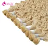 Klassische Plus -Wasserwellenhaarbündel 613 Blonde Haarverlängerung 22 24 26 Zoll 9 Bündel Synthetische Locken Haarwebe für Frauen 220216