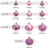 100pcs Christmas Ornaments Ball Hang Balls Xmas Decorations Hanging Tree Pendants Year Party Ornament Decor Foam Balls 211104