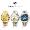 Armbanduhren Luxus Mechanische Uhren Mens Automatische Marke Beiläufige Männer Armbanduhr Edelstahl Wasserdichte Sport Chronographen