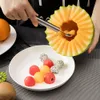 2 в 1 мороженое мяч ложка DIY ассортимент балерики фрукты копание ложка инструмент арбуз дыня фрукты резьба гадж нож фрукты инструмент