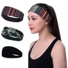 Homens Sweatband Sports Headband Stretch Elastic Mulheres Yoga Running Hair Band para Homens Outdoor Sport Headwrap Fitness Sports Sport