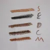 Make -up -Augenbrauen -Enhancer Make -up dünne Brauenstifte Gold Doppelend mit Augenbrauen Pinsel 5 Farben Ebenholz/mittel/weich/dunkel/schokoladenstropfen Schiff