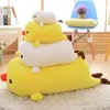 Soft Toys Kawaii Chick Plush Cute Stuffed Animals Chicken Lying Animal Doll Flannel For Girls Children Gift 210728