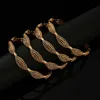 Bijoux éthiopiens Bracelets Dubai Or Bijoux Bracelets pour Femmes Bracelets Africains Bracelets pour Femmes Cadeaux Q0719