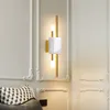 Muurlampen marmeren lamp Noordelijke postmoderne ledlichten woonkamer slaapkamer loft decor huis bedezijdige soorten binnen verlichting armaturen