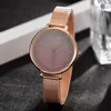 Women Watch Set 3pc Rose Gold Magnet Buckle Women's Armband Watches Jewelry Lady Quartz Wristwatches Starry Sky Dial Wristwatch