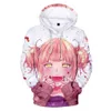 Sexy Girl Hoodies Himiko Toga 3d Print Streetwear Sweatshirt Men Women Fashion Oversized Hoodie Kids Boys Girls Anime Costumes G1019