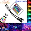 Contrôleur de LED Contrôleur Bluetooth Télécommande pour 12V 5050 2835 Strips Night Night Light Ruban Infrarouge 24Key Convertir