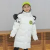 2021 Winter Parka For Girls -30 Degree Children Down Jacket Real fur Collar Boys Long Coat Ski Suit Thicken Kids Snowsuit 5-12Y H0909