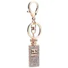 Творческие морские животные Rhinestone Keychains Глаз дьявола маленькая черепаха брелок женская сумка подвесной подарок