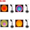 Sunset Projection Night Lights Live Broadcast Background Like Galaxy Projector Atmosphere Rainbow Lamp Decoration For Bedroom