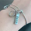 Villwice Real Mosterd Zaad Bangle Armbanden Geloof zo klein als mosterdzaad Sieraden voor christelijke inspirerende cadeau Q0719