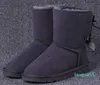 Fashion-Women Snow Boots Designer Casual Booties Snowdrop Płaskie Buty Buty Wełny Podróży Botki Nowa Moda Designer Damskie Zimowe buty