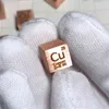 Elementy metalowe 10mm Cube Silver Indium Bismuth Niklowy Carbon Gadolinium Miedź Vanad Iron Cin Cin Tungsten Samarium 210811