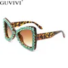 Luxury Rhinestone Sunglasses Decor Butterfly Bowknot Designer sunglasses Women Fashion Colorful Triangle Shape Gradient glasses