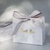 New Marble Gift Wrap Box Grey Marble Candy Bag Paper Chocolate Boxes Packaging for Wedding Favor Baby Shower Thanks Party Supplies4286584