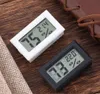 2021 Bezprzewodowy LCD Cyfrowy kryty termometr Higrometr Mini Temperatura Miernik Wilgotności Czarny Biały