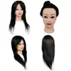 Mannequin Head met 100% Menselijk Haar 14 "-18" Lengte voor kapper Practiceren van manikin-pop