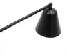 Velas tubo snuffer em forma de velas pavio capa ferramenta ferramenta de mão candlesnuffers snuffers acessório com punho longo fosco preto